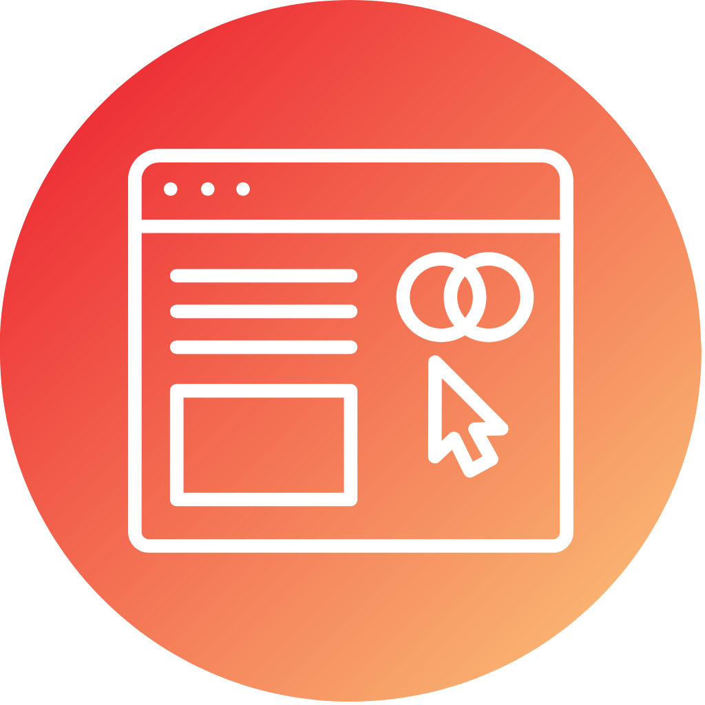 Ikoni, joka esittää digitaalista mainontaa – Delanet auttaa kasvattamaan yrityksen näkyvyyttä Google Ads -kampanjoilla.