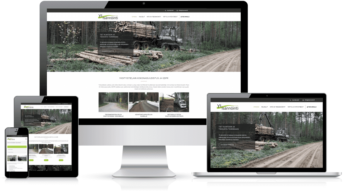 Nettisivut Referenssi Yt isännöinti Oy | Delanet